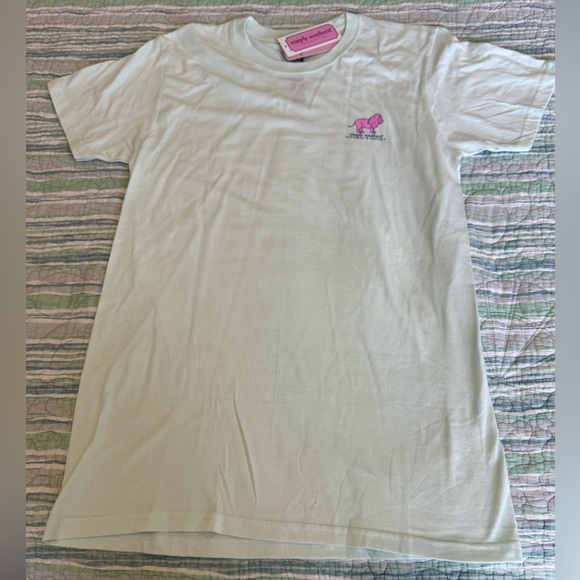 Simply Southern Mint Green Short Sleeve Tee - Picture 3 of 4